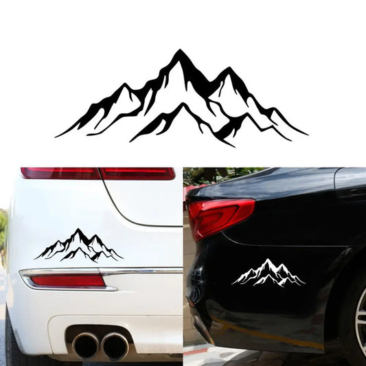 Car Decor Sticker Mountain Pattern Fine