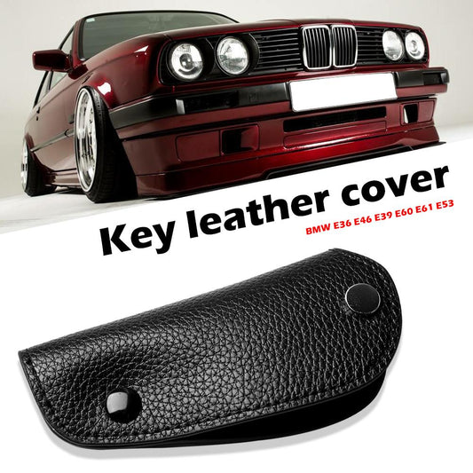 Litchi Synthetic Leather Protective Cover Key Case