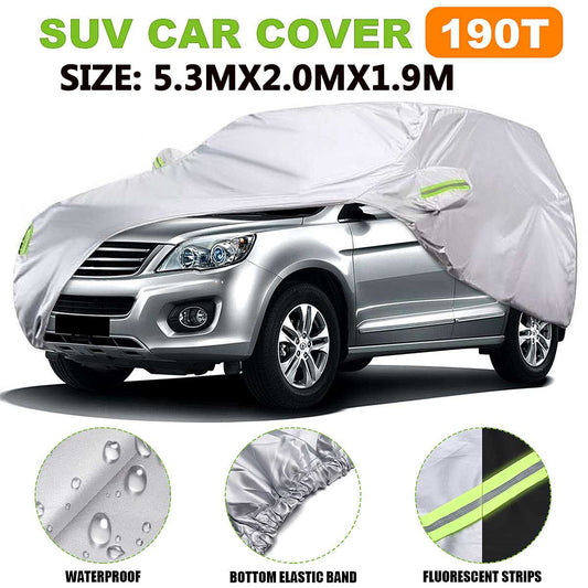 SUV Full UV Car Silver Case Cover M/L/XL/XXL