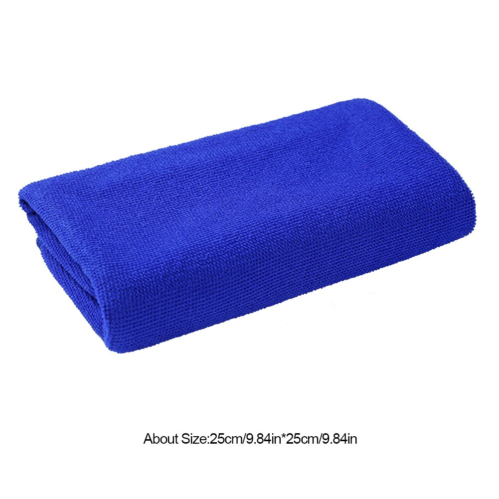 25-100PCS Microfibre Cleaning Auto Soft Cloth Quick Dry Large Soft  25 x 25cm